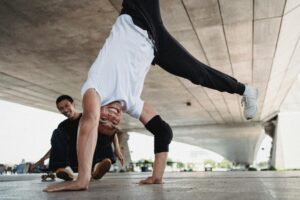 Body Weight Exercise. handstands